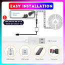 TUYA LED Strip Lights WS2812 RGBIC – Tira de LED Endereçável com Efeito Perseguidor, Wi-Fi, USB 5V, Smartlife Dreamcolor