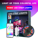 TUYA LED Strip Lights WS2812 RGBIC – Tira de LED Endereçável com Efeito Perseguidor, Wi-Fi, USB 5V, Smartlife Dreamcolor