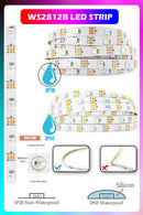 TUYA LED Strip Lights WS2812 RGBIC – Tira de LED Endereçável com Efeito Perseguidor, Wi-Fi, USB 5V, Smartlife Dreamcolor