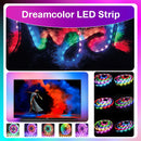 TUYA LED Strip Lights WS2812 RGBIC – Tira de LED Endereçável com Efeito Perseguidor, Wi-Fi, USB 5V, Smartlife Dreamcolor