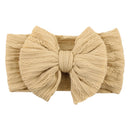 Tiarra Infantil QueenBaby com Laço em Nylon | Headband Elástico para Bebês e Crianças (0-5T)