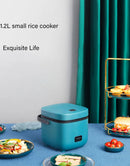 Mini Panela Elétrica de Arroz BALASHOV | Cozinha Doméstica para 1-2 Pessoas | Panela de 1,2L com Função de Aquecimento e Vaporizador