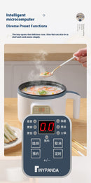 Panela Elétrica Multifuncional 2025 | Antiaderente, 1,5L–2L | Cozimento, Arroz, Sopas e Ensopados