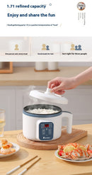 Panela Elétrica Multifuncional 2025 | Antiaderente, 1,5L–2L | Cozimento, Arroz, Sopas e Ensopados