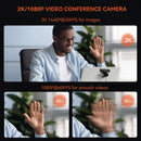 Webcam Nuroum V11 – Full HD 1080p 60fps com Microfone Integrado, Plug & Play para PC e Laptop