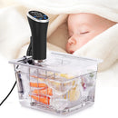 Circulador de Imersão Sous Vide Wancle 1100W | Cozimento Preciso com Tela LCD Touch | À Prova d’Água IPX7 | Controle Digital para Frango, Carne, Peixe e Vegetais