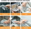 Panos de Limpeza em Microfibra com Arame de Aço | Dupla Camada, Não Arranha | Toalhas de Cozinha, Banheiro e Utensílios Domésticos (5/20 Peças)