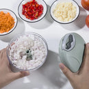 Triturador Manual de Gengibre e Alho para Cozinha | Cortador Multifuncional de Legumes e Moedor de Carne | Design Moderno e Minimalista