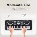 Piano Eletrônico Infantil 37 Teclas – Teclado Musical Portátil Educacional para Crianças