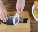 Raspador de Escamas de Peixe | Escova para Limpeza de Peixe e Frutos do Mar | Acessório de Cozinha Ecológico