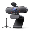 Webcam EMEET C960 4K – USB com Tripé, Autofoco e Microfone Integrado para Streaming e Videoconferências