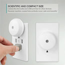 Luz Noturna LED com Sensor Inteligente Crepúsculo-Amanhecer | Plug-in Automática para Casa