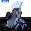 Suporte Universal para Celular TOPK | Montagem em Saída de Ar do Carro com Rotação 360°