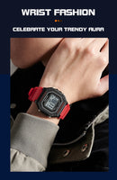 Relógio Masculino Esportivo SANDA 2156 – Digital Militar, à Prova d’Água, com LED e Cronômetro