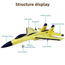 Avião RC SU35 FX620/FX820 – Modelo Planador com Controle Remoto 2.4G e Luzes LED