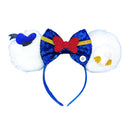 Tiaras com Orelhas do Mickey e Laços Disney – Acessórios de Cabelo para Bebês, Crianças e Adultos