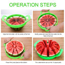 Cortador Manual de Melancia em Aço Inoxidável | Fatiador de Frutas Grande e Criativo com Design Ergonômico e Economia de Esforço