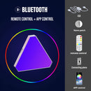 LED smart WIFI triangle wall light RGB indoor atmosphere light APP music synchronization game room TV bedroom decoration