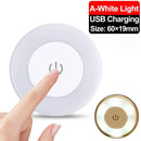 Luz Noturna Recarregável USB Portátil | LED para Sala de Estar, Quarto e Decoração de Casa