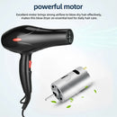 CkeyiN Secador de Cabelo Profissional 1600W – Íons Negativos, Uso Doméstico e Salão com Difusor e Concentrador