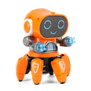 Robô Musical Infantil com Luzes LED – Brinquedo Educativo com Dança e Movimento para Crianças