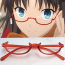 Óculos de Cosplay Kamishiro Rize / Akemi Homura | Acessório de Moda Redondo Sem Lentes
