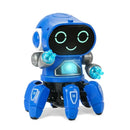 Robô Musical Infantil com Luzes LED – Brinquedo Educativo com Dança e Movimento para Crianças