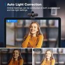 Webcam EMEET C960 4K – USB com Tripé, Autofoco e Microfone Integrado para Streaming e Videoconferências