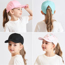 Boné Infantil de Beisebol Ajustável para Meninas – Chapéu de Sol Esportivo de Verão (53/56cm)