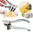 Espremedor de Alho Manual em Aço Inoxidável | Triturador de Alho e Gengibre Portátil para Cozinha Doméstica