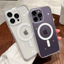Capa Magnética Transparente Magesafe QIXTWO – Carregamento Sem Fio, Anti-Choque e Anti-Riscos para iPhone 11–17