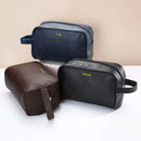 Bolsa de Cosméticos Personalizada GZGUANDA – Grande Capacidade com Zíper, Monograma e Inicial Gravada, Viagem e Negócios