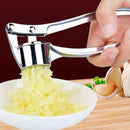 Espremedor de Alho Manual em Aço Inoxidável | Triturador de Alho e Gengibre Portátil para Cozinha Doméstica