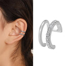 Ear Cuffs Femininos KOTiK 2025 – Brincos de Clipe Sem Furo com Zircônia Cúbica, Modernos e Geométricos