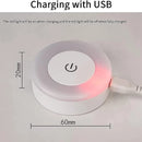 Luz Noturna Recarregável USB Portátil | LED para Sala de Estar, Quarto e Decoração de Casa