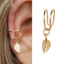 Ear Cuffs Femininos KOTiK 2025 – Brincos de Clipe Sem Furo com Zircônia Cúbica, Modernos e Geométricos