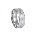 Anel Masculino YWSHMAN 8mm – Titanium Preto Fosco, Aliança de Casamento Clássica para Homens
