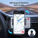 Suporte Universal para Celular TOPK | Montagem em Saída de Ar do Carro com Rotação 360°