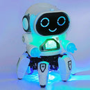 Robô Musical Infantil com Luzes LED – Brinquedo Educativo com Dança e Movimento para Crianças