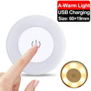Luz Noturna Recarregável USB Portátil | LED para Sala de Estar, Quarto e Decoração de Casa