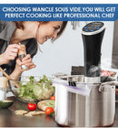 Circulador de Imersão Sous Vide Wancle 1100W | Cozimento Preciso com Tela LCD Touch | À Prova d’Água IPX7 | Controle Digital para Frango, Carne, Peixe e Vegetais