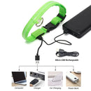 Coleira LED Recarregável para Cachorros e Gatos – 3 Modos Luminosa com USB, Destacável, Anti-Perda para Noite