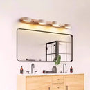 Luminária de Parede LED de Pedra Calcária Natural | Espelho de Vaidade Dupla Face Rotativo | Aplique Decorativo para Quarto e Banheiro