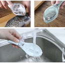 Raspador de Escamas de Peixe | Escova para Limpeza de Peixe e Frutos do Mar | Acessório de Cozinha Ecológico