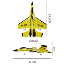Avião RC SU35 FX620/FX820 – Modelo Planador com Controle Remoto 2.4G e Luzes LED