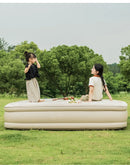 Colchão Inflável de Luxo para 2 Pessoas | Interior, Glamping e Camping com Bomba Embutida