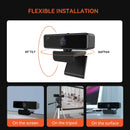 Webcam Nuroum V11 – Full HD 1080p 60fps com Microfone Integrado, Plug & Play para PC e Laptop
