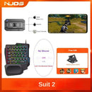 Controlador Móvel LEEDOAR M1 Pro 4 em 1 – Adaptador Mouse e Teclado Bluetooth V5.0 Programável para iOS e Android