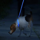 Coleira LED Recarregável para Cachorros e Gatos – 3 Modos Luminosa com USB, Destacável, Anti-Perda para Noite