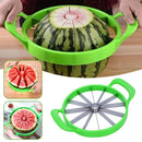 Cortador Manual de Melancia em Aço Inoxidável | Fatiador de Frutas Grande e Criativo com Design Ergonômico e Economia de Esforço